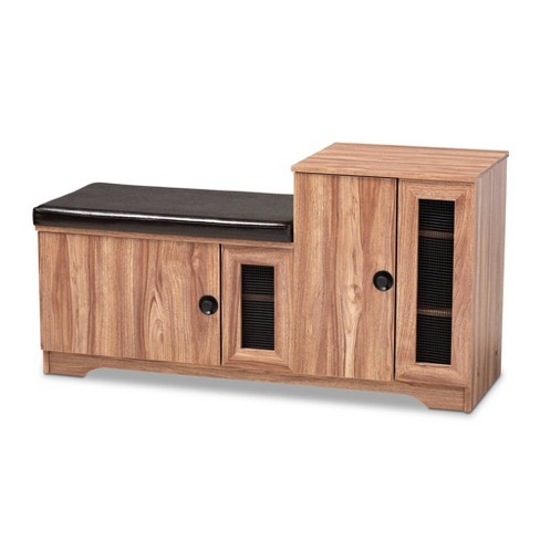 Bench with deals cupboard