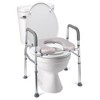 Raised Toilet Seat with Handles - 4 of 4