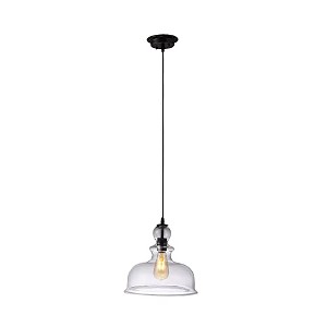Chloe Lighting TILIAN Transitional 1 Light Oil Rubbed Bronze Ceiling Pendant 12" Wide - 1 of 4