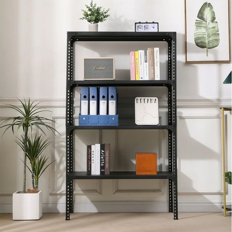 SKONYON 36"W x 16"D x 60"H 4-Shelf Steel Freestanding Shelves, Black, 2 of 11