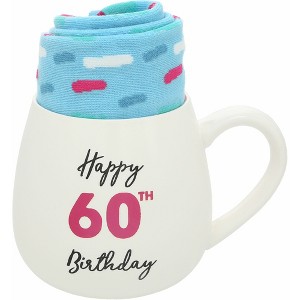 Pavilion Gift Company - 60th Birthday - 15.5 oz Mug and Sock Set - Drinkware - 1 of 1