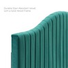 Modway Brielle Channel Tufted Performance Velvet Twin Headboard – Padded Upholstered Velvet Headboard, Modern Accent - 2 of 4
