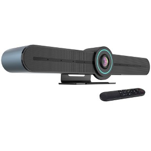 Delton C75 PTZ Ultra HD 4K Video Bar Webcam with AI Tracking, Noise-Canceling Microphone, Dual Speakers, Black - 1 of 4
