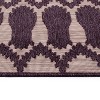 LunaLulinlk Purple Contemporary Geometric, Textured, High-Low Cut & Loop 2' x 3' Rectangle Throw Rug - 4 of 4