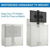 Mount-It! TV Lift For Screens 32 in.  to 48 in. | Height Adjustable Hideaway TV Lift Adjusts Up to 65 in. | Vertical Lift TV Stand | Black - 3 of 4