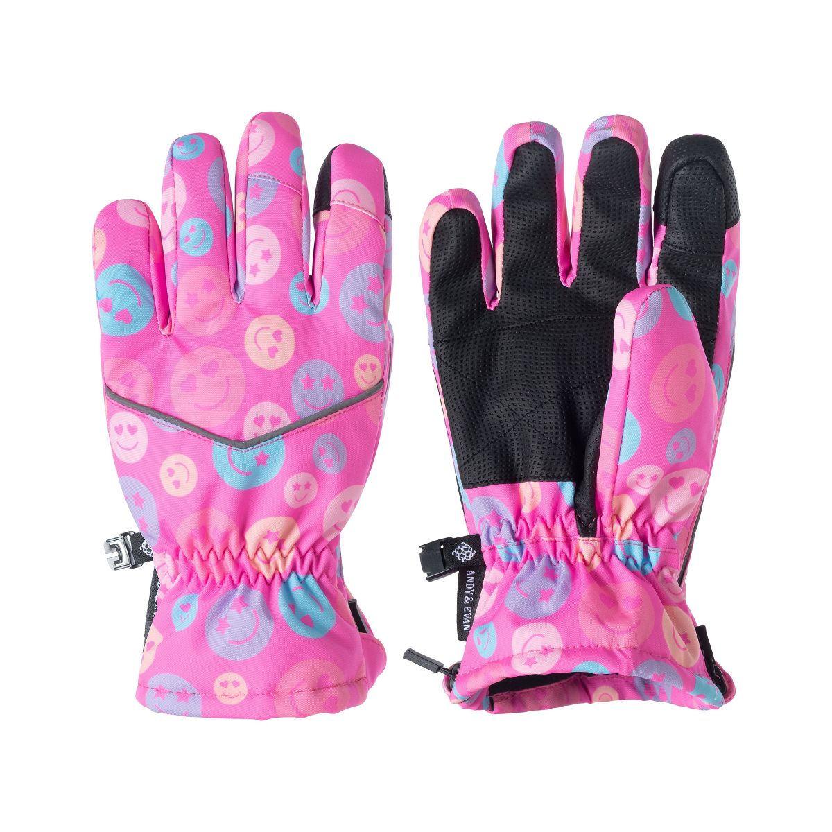 Andy & Evan Toddler Kids Zipper Gloves - thumbnail 2