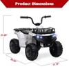 12V Kids Ride On Electric ATV, Ride Car Toy with Bluetooth Audio,High/Low Speed, LED Headlights, Battery Indicator & Radio, for Boys Girls 3-10 - 4 of 4