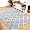 Modern Rug Non Slip Low Pile Rug Soft Contemporary Throw Floor Cover Foldable Indoor Carpet for Living Room Bedroom Playroom Nursery - 2 of 4