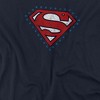 Women's Superman Distressed 4th Of July Logo Loose T-Shirt - 2 of 4
