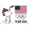 Trends International Team USA x Peanuts – Olympic Hockey Snoopy Unframed Wall Poster Prints - 4 of 4