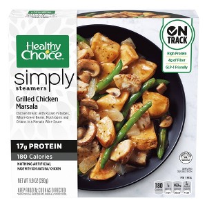 Healthy Choice Simply Steamers Frozen Grilled Chicken Marsala with Mushrooms - 9.9oz - 1 of 4