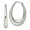 Chisel Stainless Steel Polished Teardrop Hoop Earrings - 2 of 4