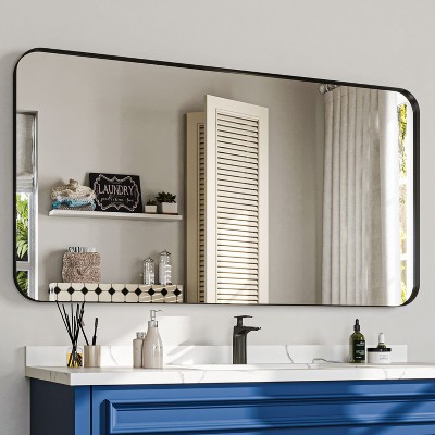 Aluminum Framed Bathroom Mirror