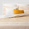 8pc Clipped Jacquard Stripe Comforter Bedding Set - Threshold™ - 2 of 4