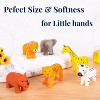 Bath Toys No Hole, for Infants 6-12& Toddlers 1-3, No Hole Bathtub Toys (Animal, 6 Pcs with Mesh Bag) - 4 of 4