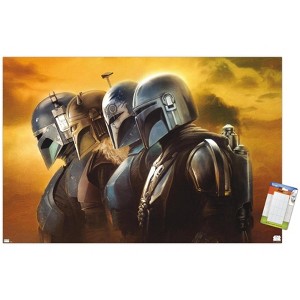 Trends International Star Wars: The Mandalorian Season 3 - Helmets Unframed Wall Poster Prints - 1 of 4