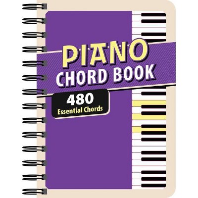 Piano Chord Book: 480 Essential Chords - by  Publications International Ltd (Spiral Bound)