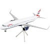 Airbus A321neo Commercial Aircraft White with Tail Stripes "Gemini 200" Series 1/200 Diecast Model Airplane by GeminiJets - 2 of 3