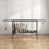 Hooseng Clothes Drying Rack, Foldable Portable Indoor Outdoor Garment Rack with 48 Windproof Hooks and Wheels - 2 of 4