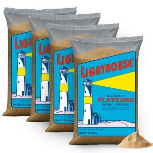 U.S. Silica Large 50 Pound Play Sand, Finely Graded, Fully Washed and Easy to Use for Children's Art, Trays, and Sandbox, 4 Pack - 1 of 4