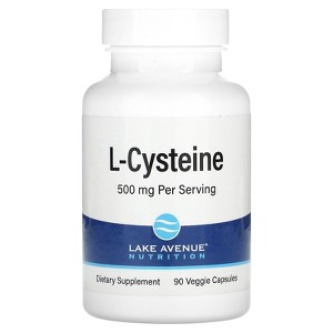Lake Avenue Nutrition L-Cysteine, 500 mg, 90 Veggie Capsules - 1 of 4