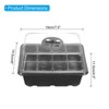 Unique Bargains Breathable Light-transmissive Corrosion-resistant Durable Seeding Tray 10 Pcs - 2 of 4