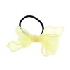 Unique Bargains Grace Solid Bow Ribbon Hair Elastic Band 1 Pc - 4 of 4