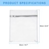 Unique Bargains Mesh Laundry Wash Bags with Zipper for Delicate Clothing 2 Pcs - 2 of 4