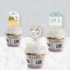 Big Dot of Happiness World Awaits - Cupcake Decoration - Travel Themed Party Cupcake Wrappers and Treat Picks Kit - Set of 24 - 3 of 4