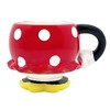 Fashion Accessory Bazaar LLC Disney Minnie Mouse Red Rock the Dots Molded Mug with Arm - 4 of 4