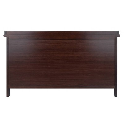 Transitional Walnut Finish Storage Bench with 3 Drawers