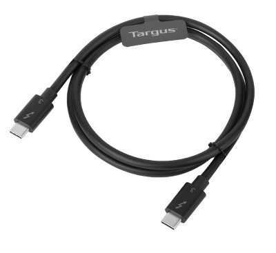 Targus 0.8M USB-C Male to USB-C Male Thunderbolt 3 40Gbps Cable