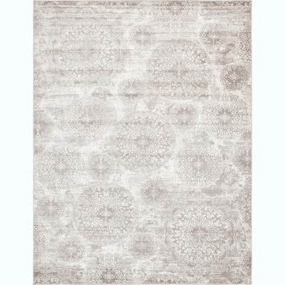 Sofia Grand Light Gray Rectangular Indoor Area Rug