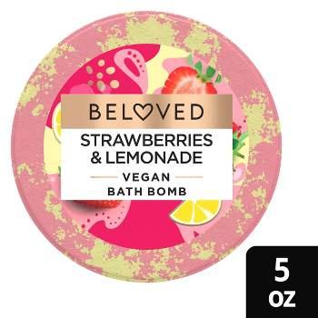 Beloved Strawberries & Lemonade Bath Bomb - 5oz