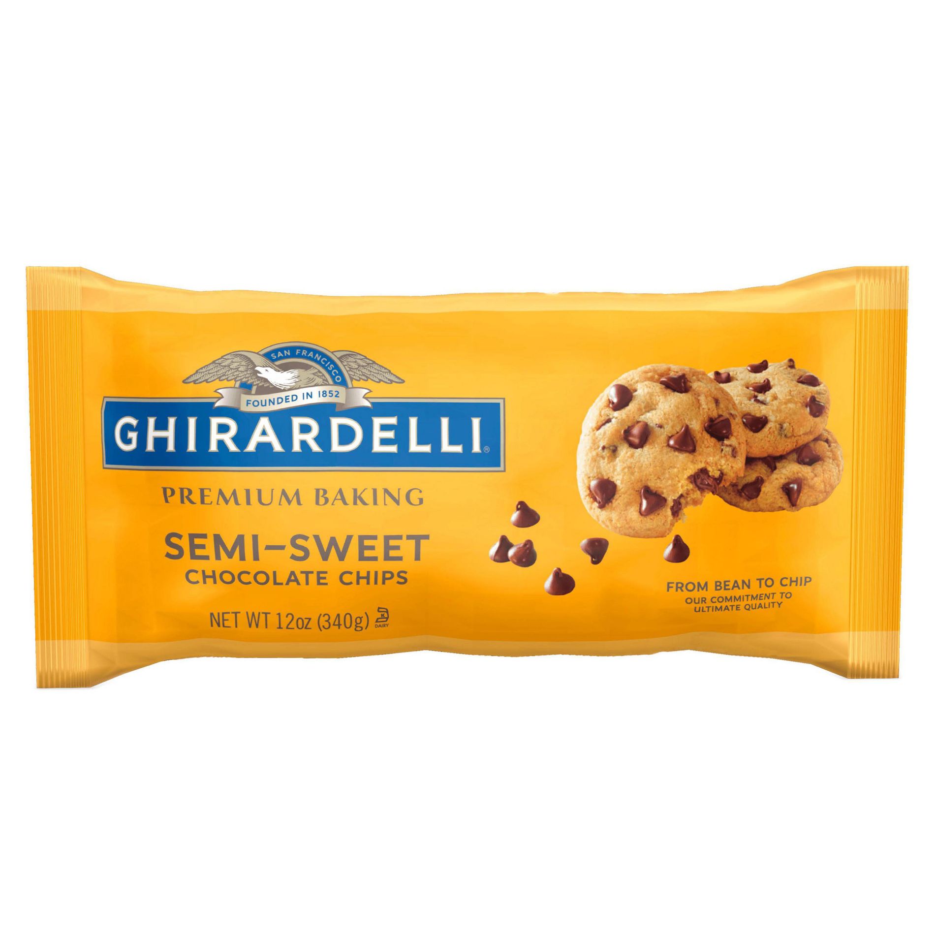 GHIRARDELLI Premium Baking Semi-Sweet Chocolate Chips - 12oz