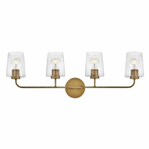 Lark Kline 4 - Light Vanity in  Heritage Brass - image 1 of 4