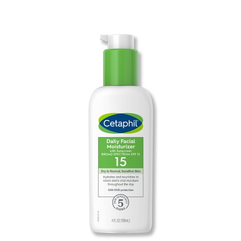 Cetaphil Daily Facial Moisturizer No Added Fragrance - Spf 15 4oz : Target