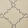 PAGED Curtains Fretwork Print Grommet Top Window Curtain Panel Privacy Assured with Light Filtering for Bedroom, Living Room - 4 of 4