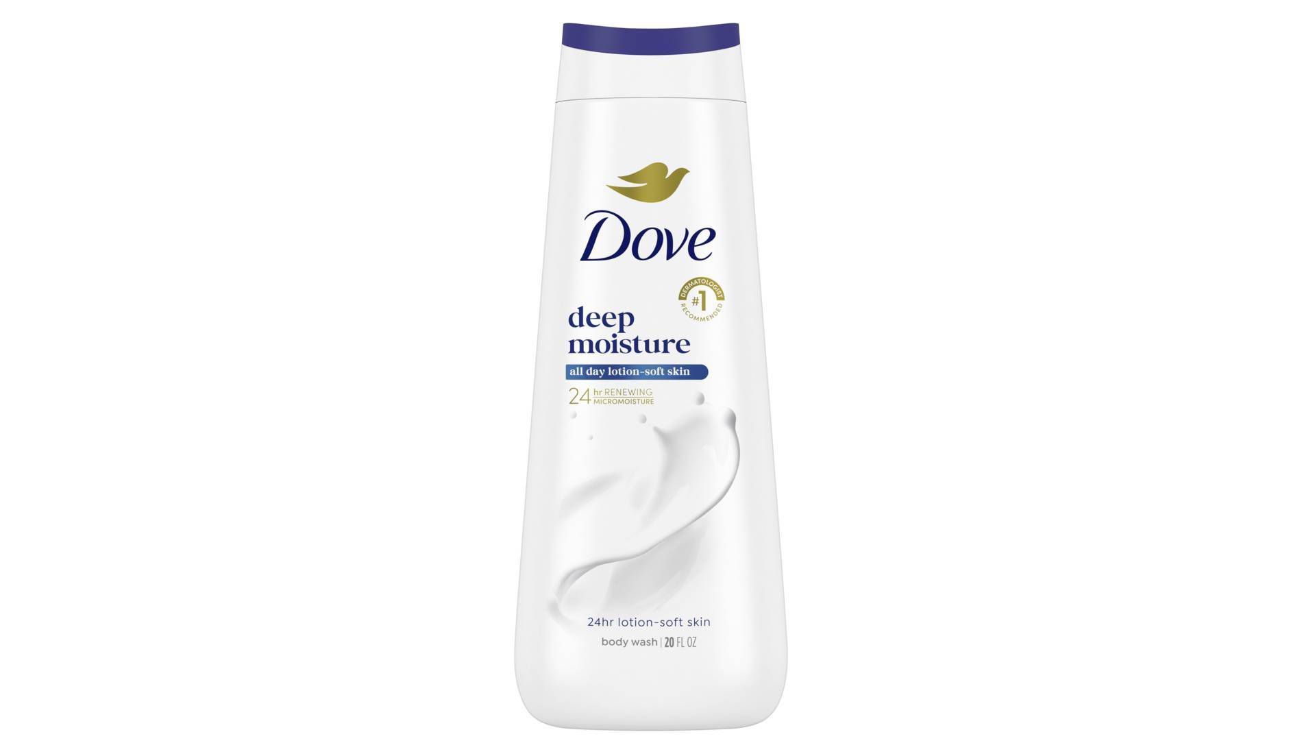 Dove Deep Moisture Body Wash Nourishes the Driest Skin 24hr Lotion-Soft Skin