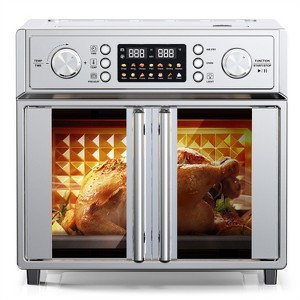ELJGET 26QT Air Fryer Oven with Digital LED Control, 14 Smart Presets, 7-in-1 Countertop Convection Oven, Silver - 1 of 4