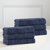 Smart Twist Viscose Cotton Blend Medium Weight Solid Textured Ribbed Towel Set by Blue Nile Mills - 2 of 4