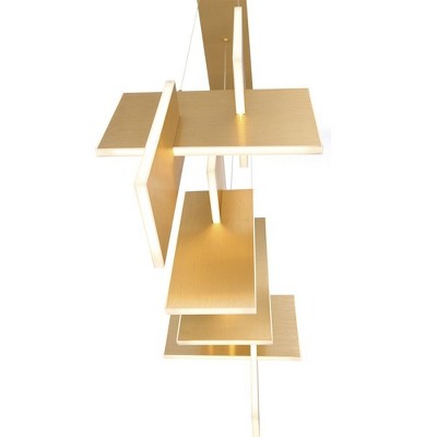 Eurofase Lighting Coburg 1 - Light Chandelier in  Painting Bronze