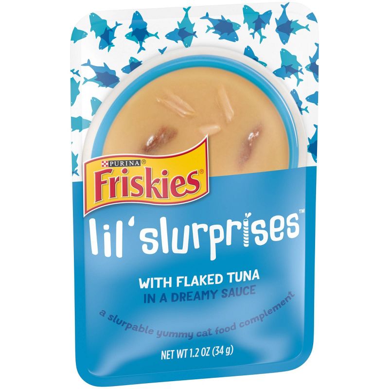 Friskies Lil&#39; Slurprises Compliments Flaked Tuna Wet Cat Food  - 1.2oz, 4 of 8