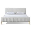 Omax Decor,Julia Upholstered Contemporary Fabric King Platform Bed - 3 of 4