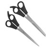 Unique Bargains Barber Stainless Steel Hair Thinning Scissors Hair Cutting Shear 2  Pcs in 1 Set - image 2 of 4