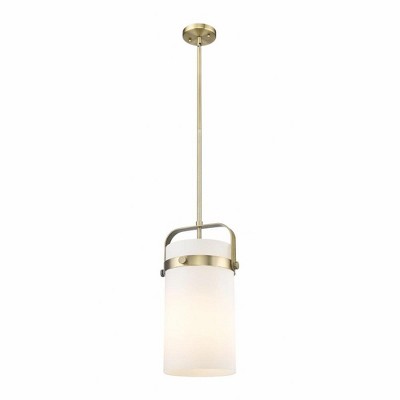 Pilaster - 1 Light Stem Hung Pendant In Industrial Style-17.13 Inches Tall and 9.38 Inches Wide