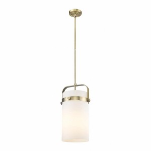 Pilaster - 1 Light Stem Hung Pendant In Industrial Style-17.13 Inches Tall and 9.38 Inches Wide - 1 of 1