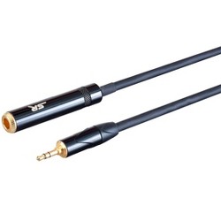 DC Pro 12 Gauge 6.3mm 1/4 TS Mono to Banana Plugs Wire Speaker Cable 3 Ft. 