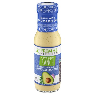 Primal Kitchen VEGAN RANCH DRESSING & MARINADE w/Avocado Oil 3-12 FL OZ  Bottles