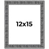 PosterPalooza | Distressed Black Picture Frame - UV Acrylic, Foam Board Backing, Hanging Hardware - 2 of 4